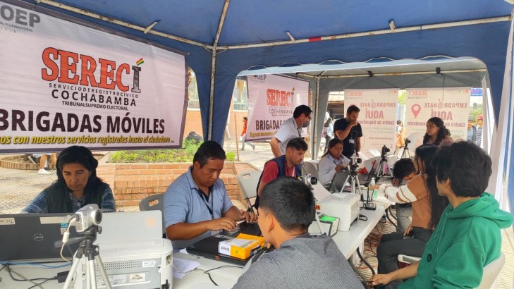 Segip y Serecí inician el lunes campaña registral en municipios de cono sur, zona andina y el trópico de Cochabamba