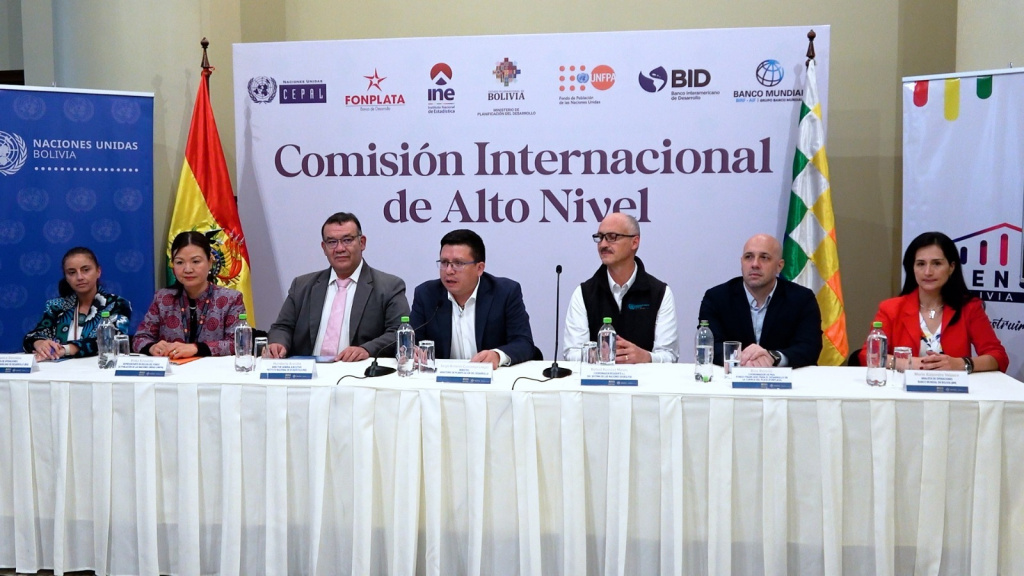 Comisión de Alto Nivel destaca esfuerzo de Bolivia para cumplir estándares y recomendaciones internacionales en el Censo 2024