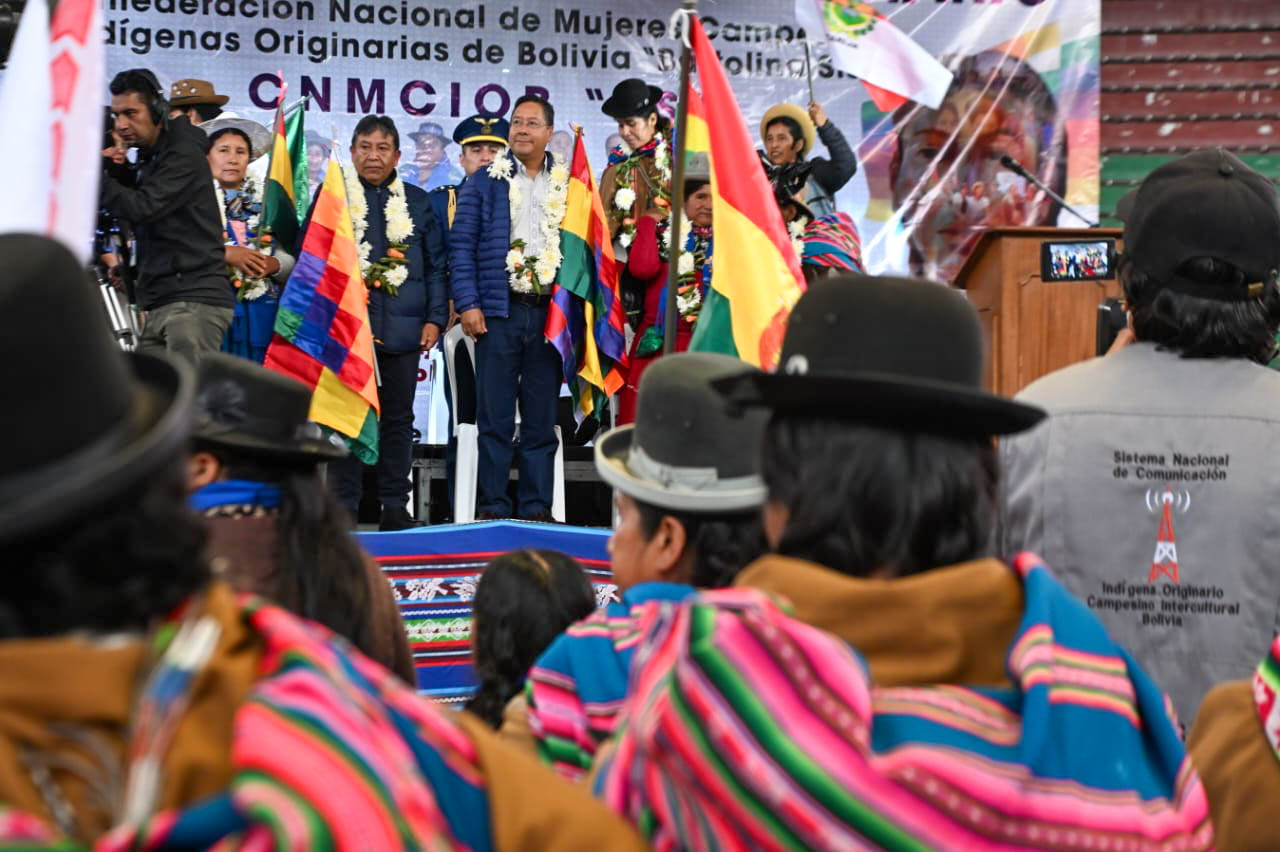 Arce afirma que el congreso del MAS en El Alto será para que las organizaciones sociales recuperen el Instrumento Político