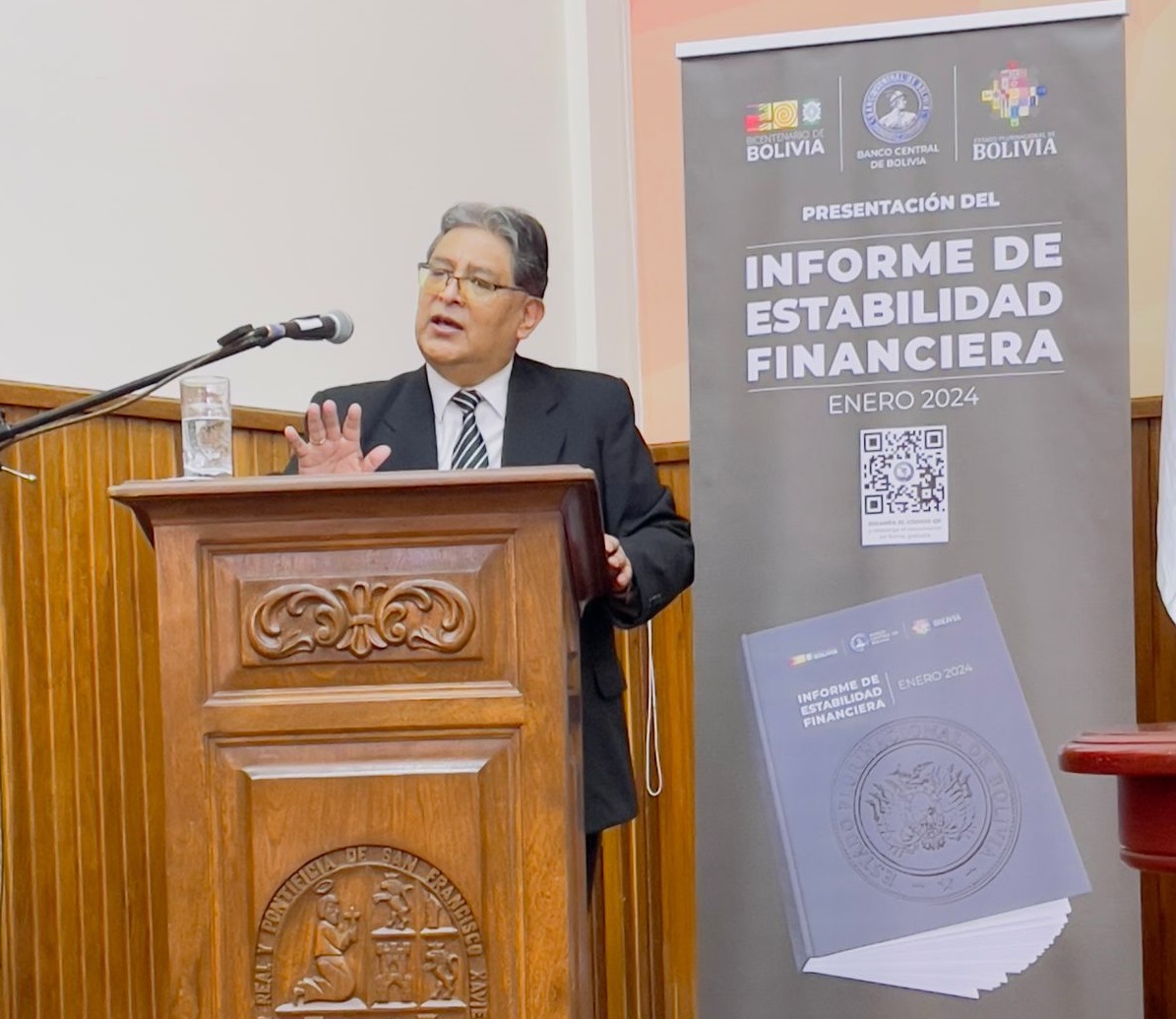 BCB presenta Informe de Estabilidad Financiera y destaca confianza de la población en la banca