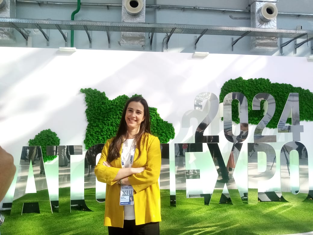 La directora de la Aben, Hortensia Jiménez, en el Foro Internacional Atomexpo 2024, Rusia. Foto: ABI.