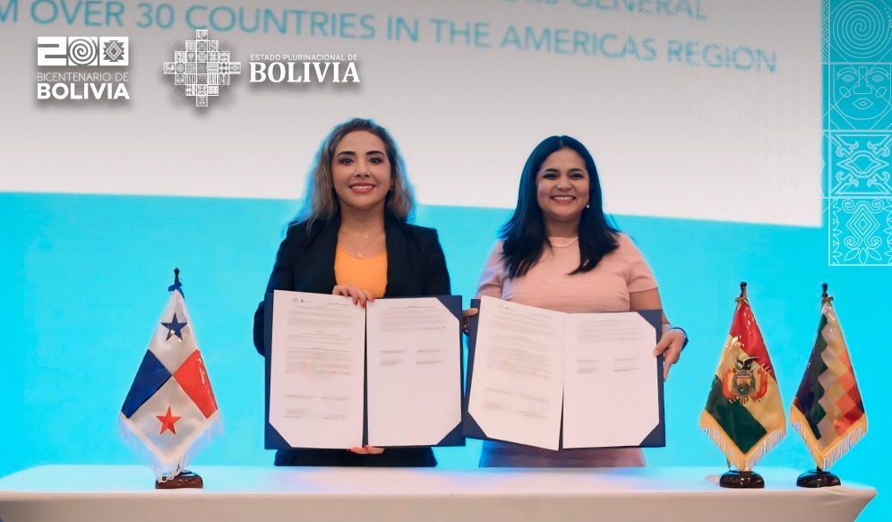 Bolivia y Panamá firman convenio interinstitucional para fortalecer la cooperación aduanera
