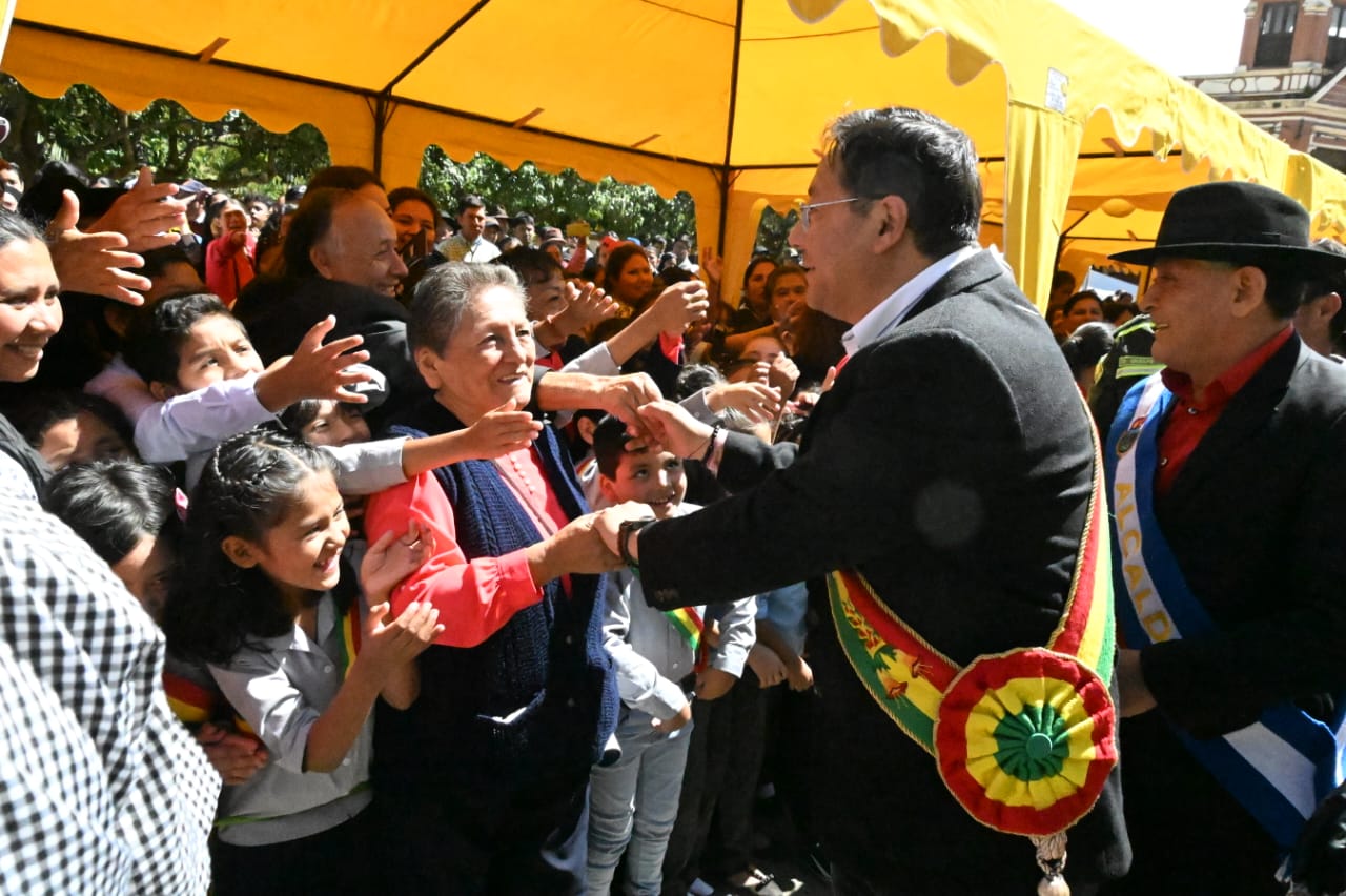 Arce: Bolivia no va a tolerar amenazas de nuevos golpistas que quieren el poder por las buenas o las malas