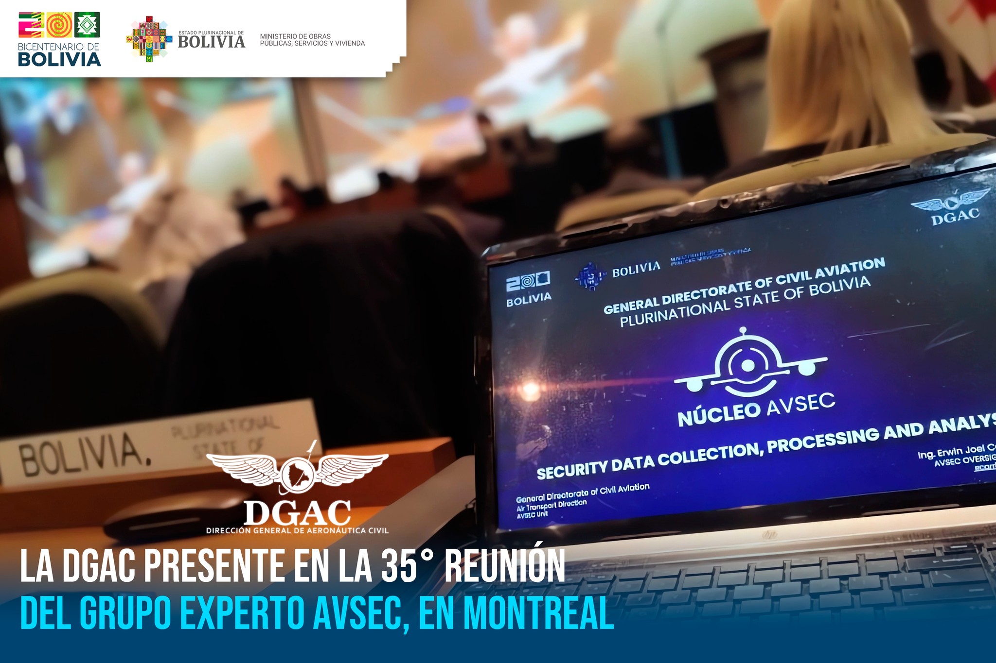 DGAC presenta plan de estudio sobre seguridad aeronáutica en Canadá