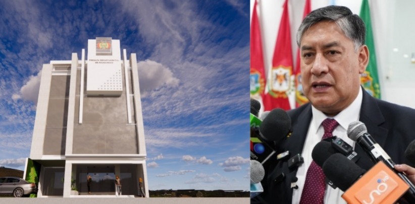 Fiscalía prevé entregar el edificio para la lucha contra la violencia en Sucre para el Bicentenario 