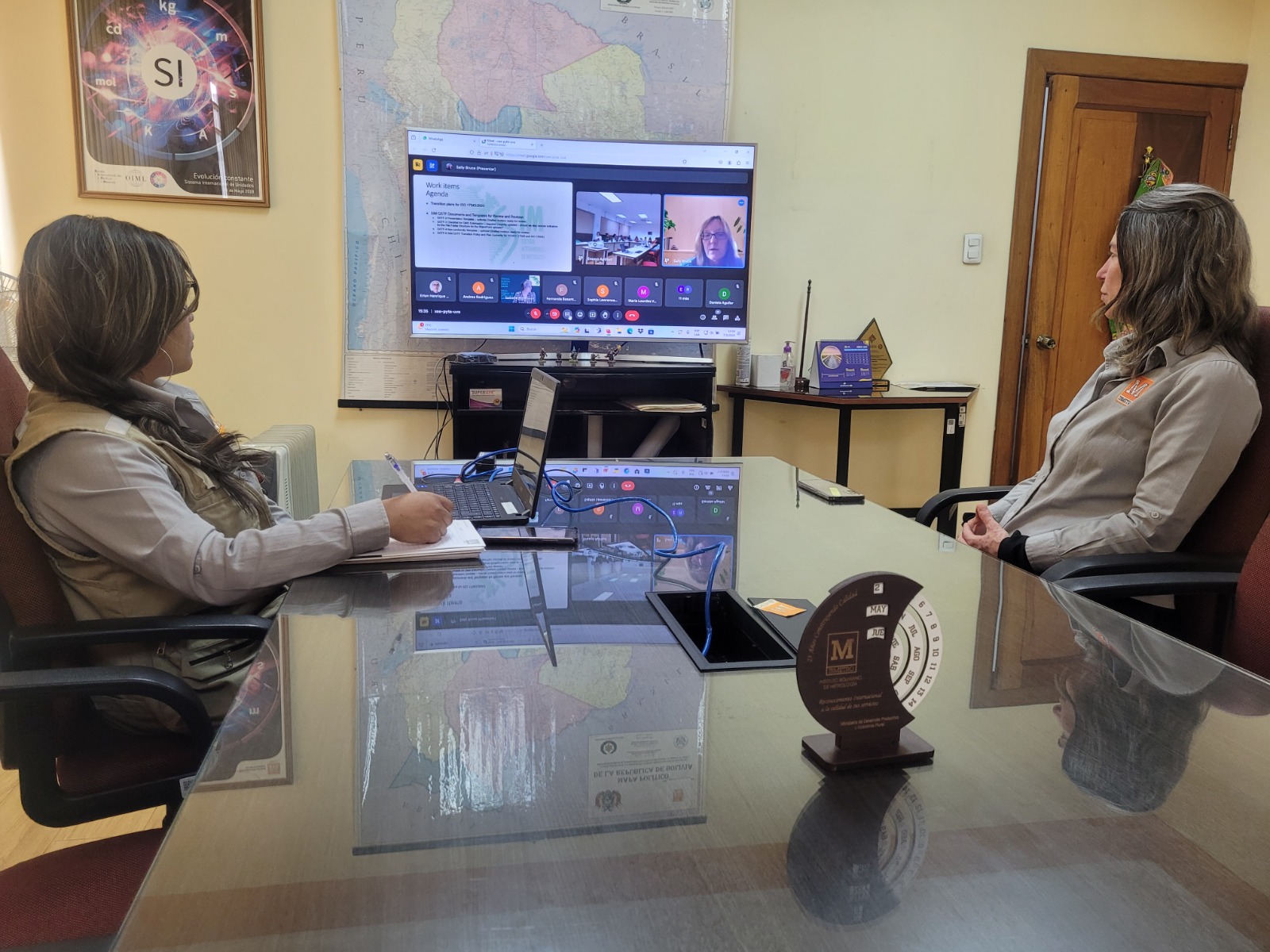 Ibmetro evalúa los sistemas de gestión de institutos de metrología en América