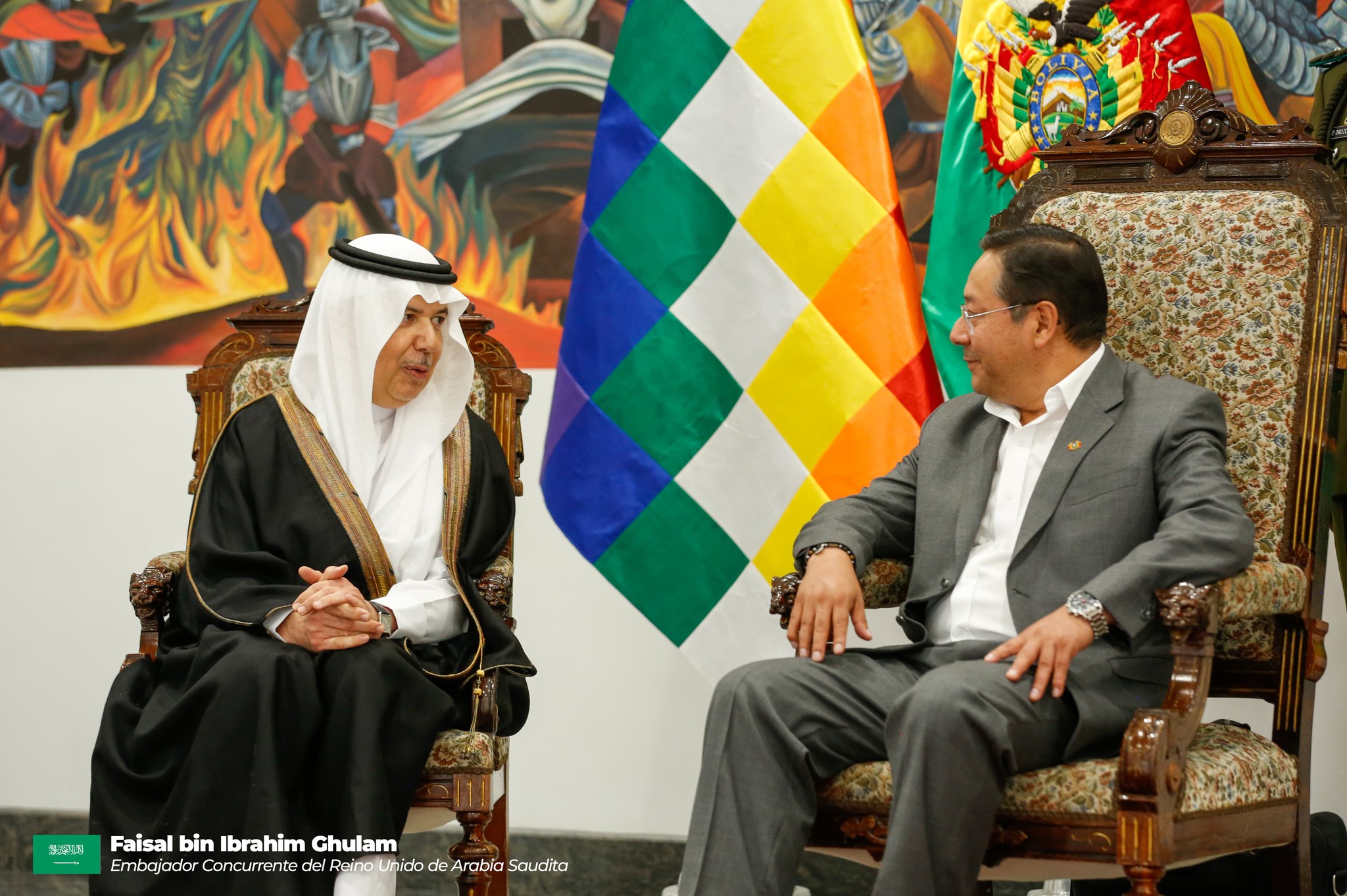 Presidente recibe cartas credenciales de embajadores de Zimbabue, Arabia Saudita, Surinam, Eslovenia, Tailandia e India
