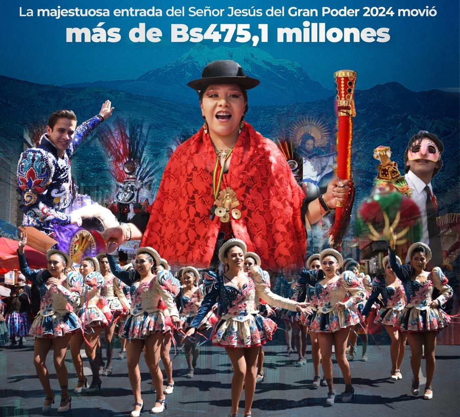 Presidente destaca que el Gran Poder 2024 movió Bs 475,1 millones y deslumbró a 231.000 espectadores