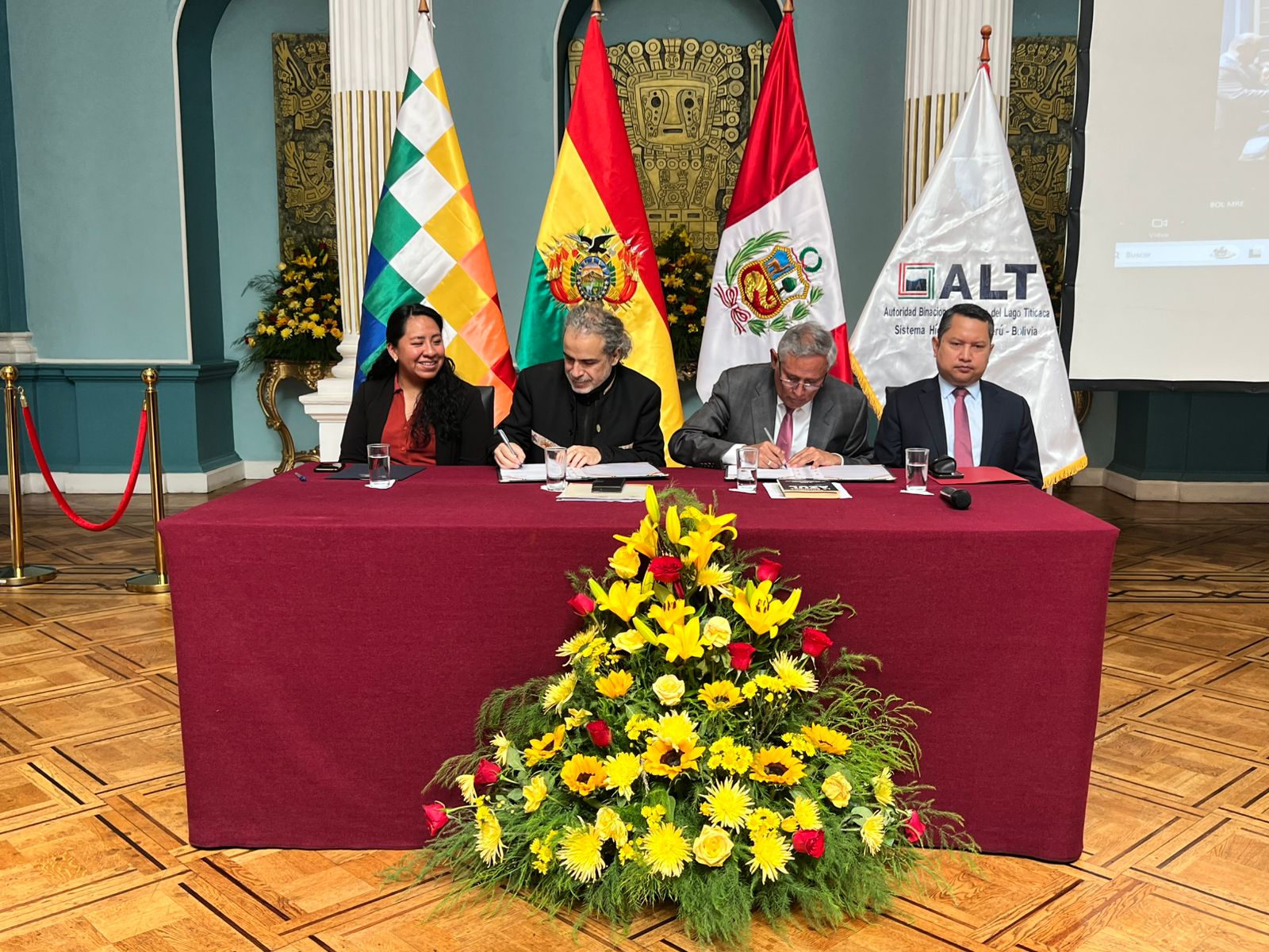 Vicepresidencia y Autoridad Binacional fortalecen colaboración para abrir datos espaciales en Observatorio del Titicaca