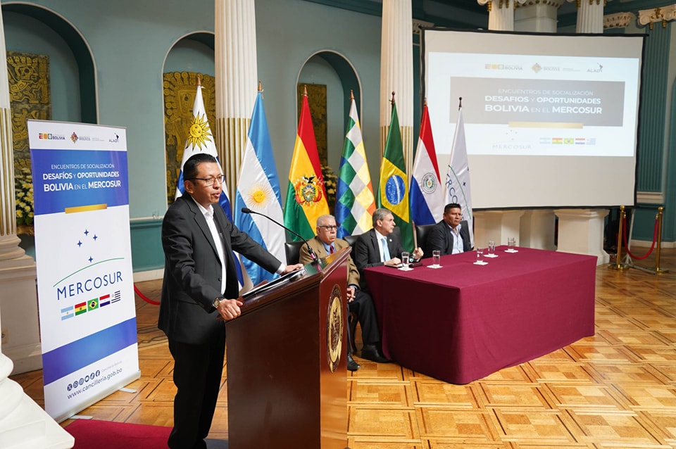 Cancillería inicia socialización sobre los desafíos y oportunidades que abre el ingreso pleno de Bolivia al Mercosur