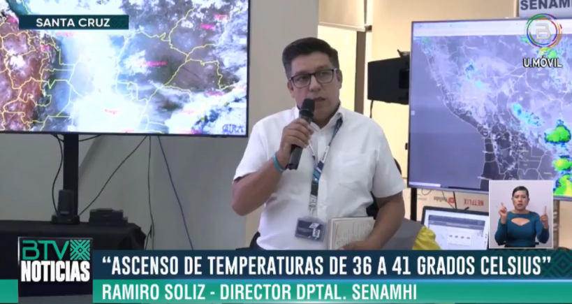 Pronostican lluvias y ascensos de temperaturas máximas en Santa Cruz
