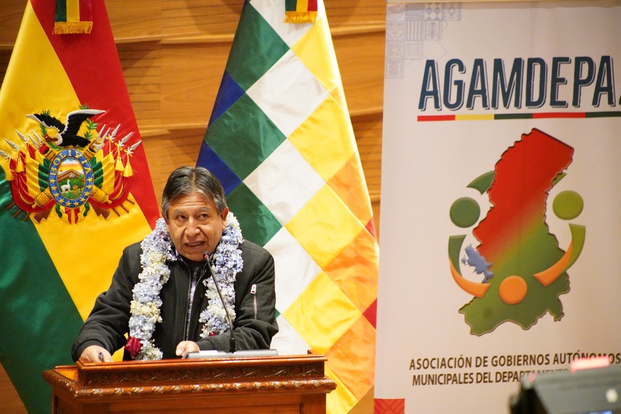 Choquehuanca: El fuego no se apaga con chispas de bronca y odio expresadas por opositores