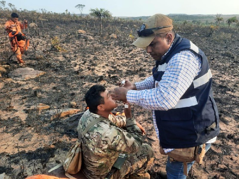 Brindan 32.077 atenciones médicas en zonas afectadas por incendios en Santa Cruz, Beni, Pando y La Paz