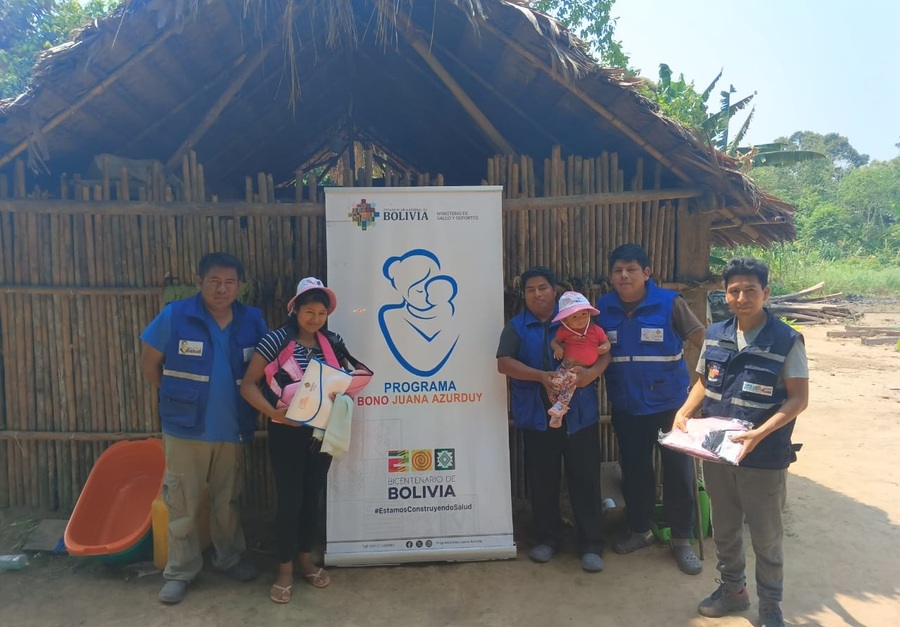 Bono Juana Azurduy llega a 350 comunidades indígenas y beneficia a más de 2.000 madres gestantes e infantes