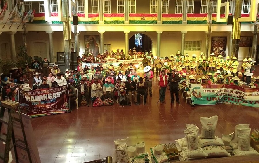 Más de 5.600 familias de Potosí, Cochabamba y Oruro se benefician con ayuda valuada en Bs 764.000