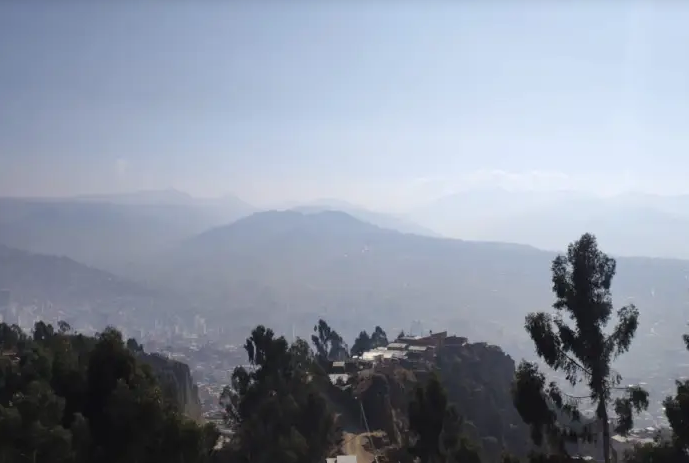 La calidad del aire en la ciudad de La Paz es muy mala y pone en riesgo la salud 