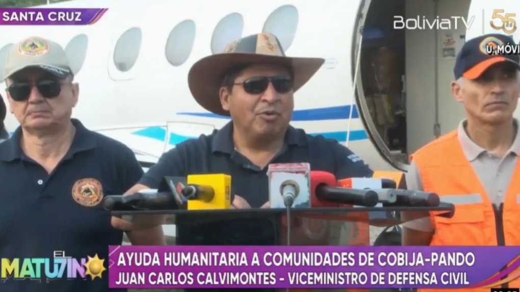 Envían ayuda humanitaria para familias damnificadas por incendios en Pando