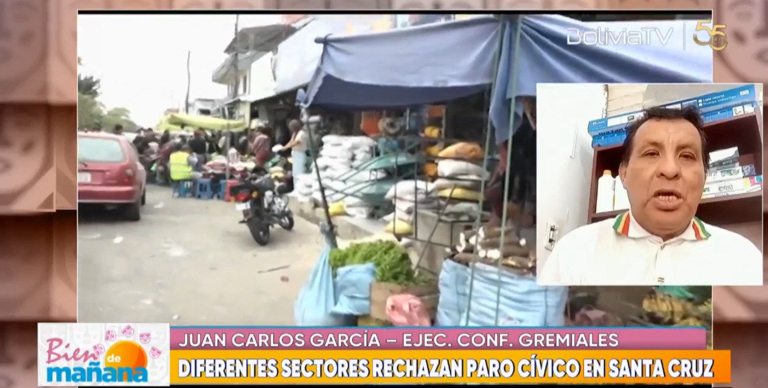 Gremiales le dan la espalda al paro en Santa Cruz y desarrollan sus actividades con normalidad
