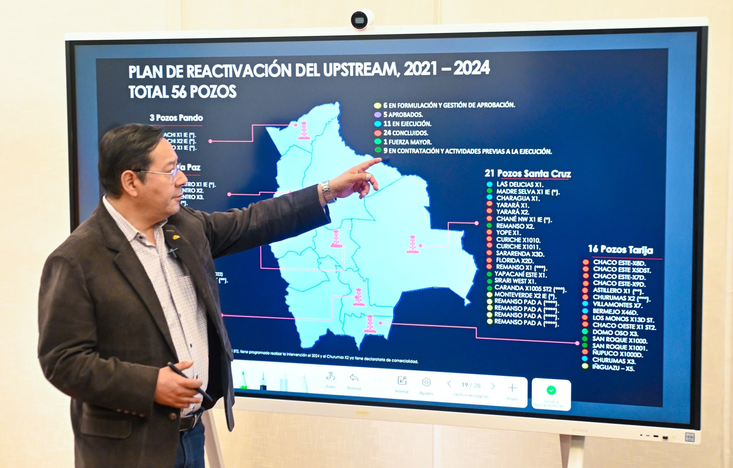 YPFB desarrolla 56 proyectos exploratorios para revertir declinación en producción de hidrocarburos