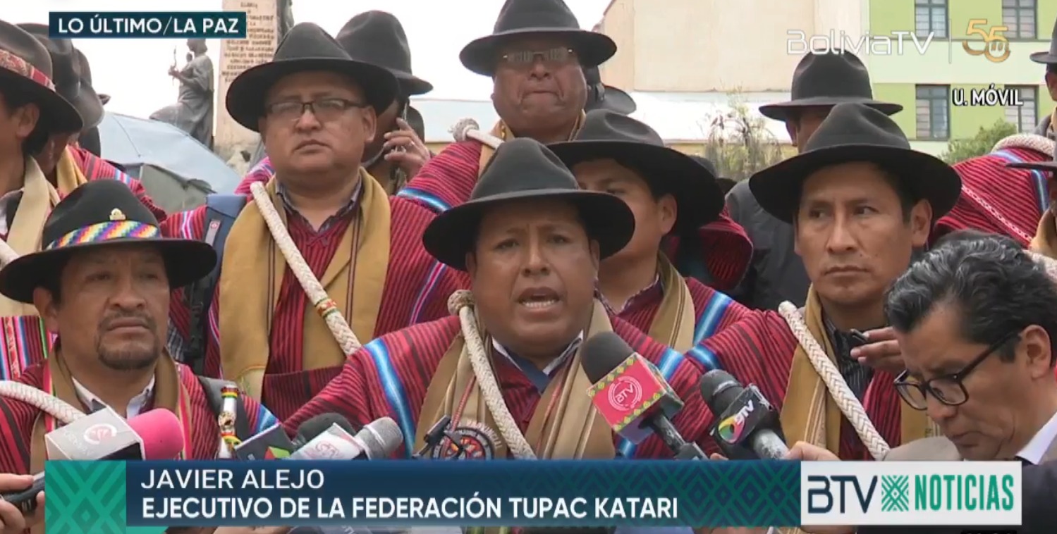 Federación Túpac Katari dice que fracasó el bloqueo convocado por afines a Evo Morales
