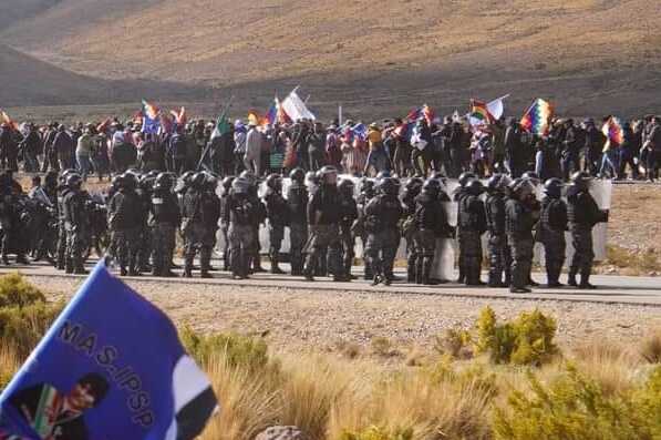 Policía garantizará la paz social, no descarta intervenir marcha de Morales en función a la magnitud del conflicto