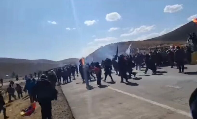 Marcha y bloqueo evista deja pérdidas por más de Bs 640 millones y daño en capa asfáltica