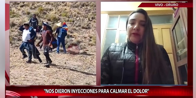 Trabajadores de la prensa en Oruro condenan violencia contra periodistas en marcha evista