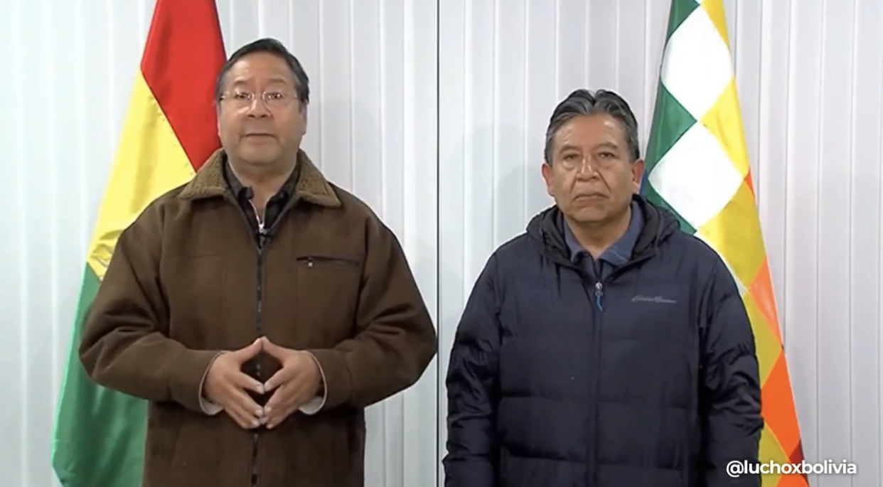 Arce pide a Morales dialogar sin condicionamientos y descarta renunciar