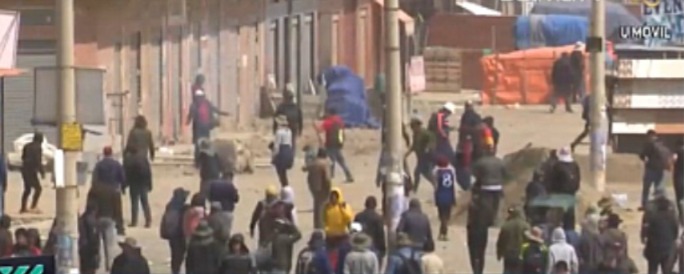 Violencia en El Alto deja al menos tres heridos y amedrentamiento a la prensa