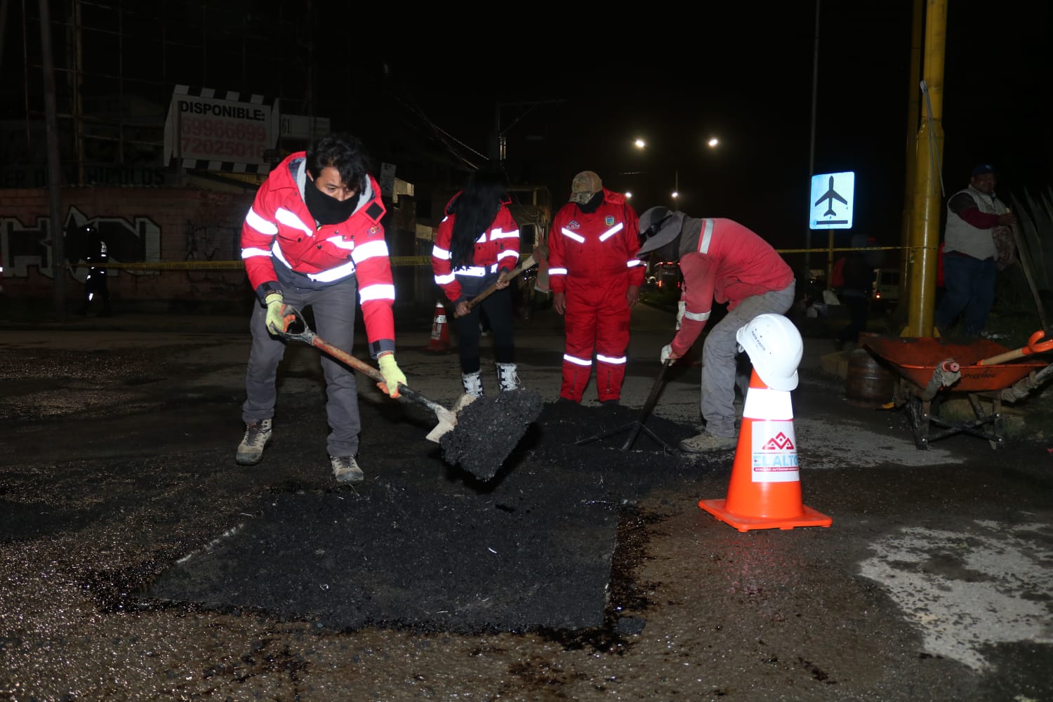 Plan de Reconstrucción y Mantenimiento Vial del GAMEA. Foto: RRSS