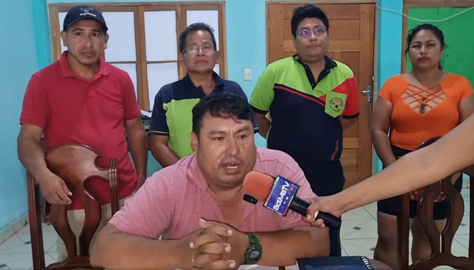 Mario Loayza, ejecutivo de la Asociación Especial Mixta de Transporte de la Amazonía Boliviana (ASEMTAB). Captura: Btv