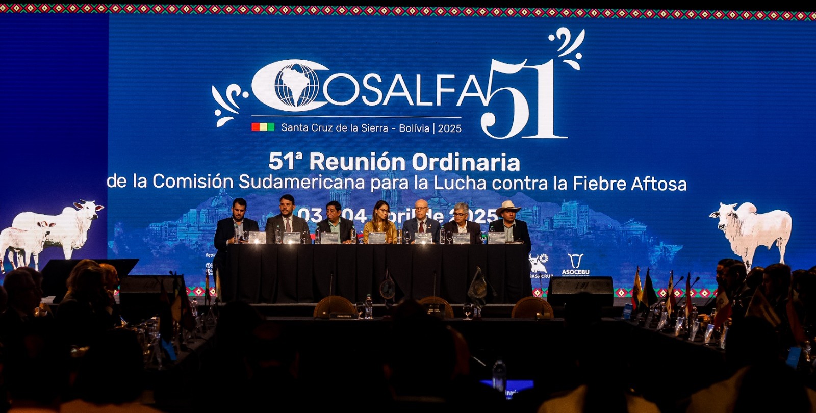 Bolivia acoge la 51ª reunión de la COSALFA y reafirma su compromiso con una región libre de fiebre aftosa. Foto: Senasag 