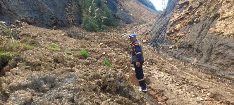 Deslizamiento en Morochata causa la destrucción de 5 viviendas y afecta a producción agrícola de 12 comunidades