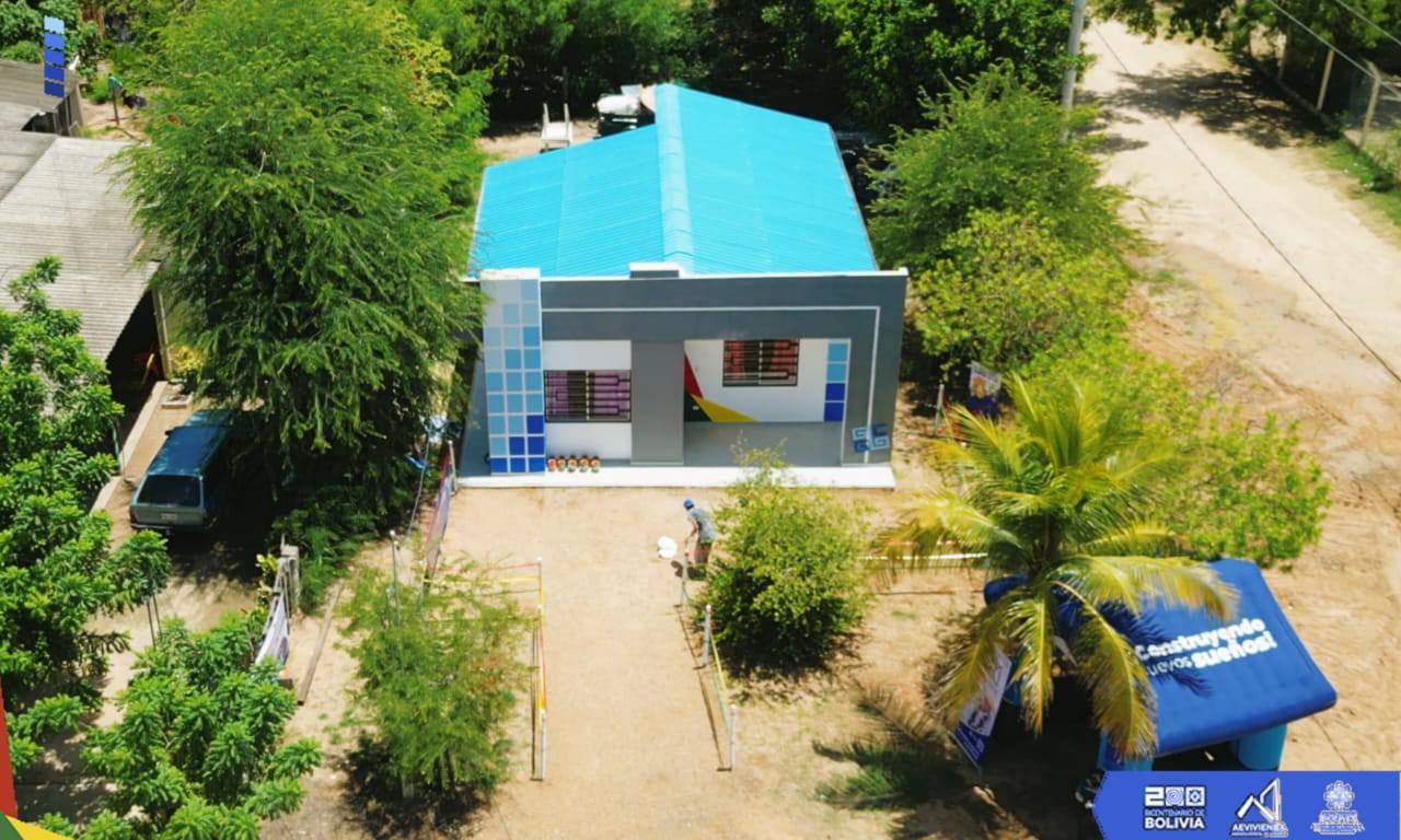 Imagen referencial de una vivienda social ejecutada por el Estado. Foto: Aevivienda