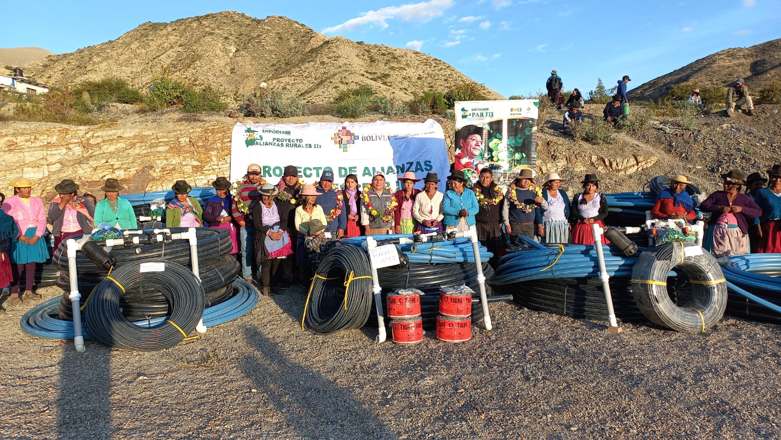 Plan de Alianza "Producción y Comercialización de Durazno en la comunidad de Mosoj Liquina". Foto: Programa Empoderar