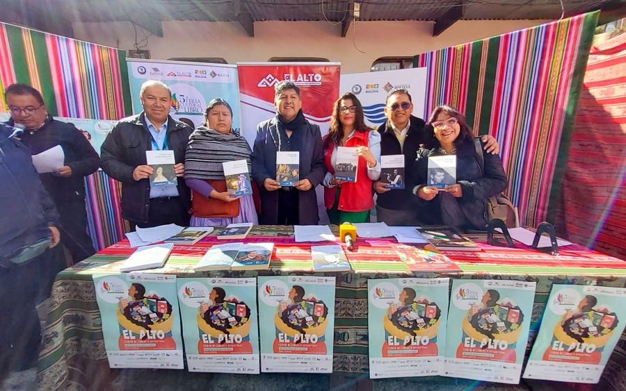 Feria Cultural del Libro de El Alto propone un encuentro con textos, música y arte