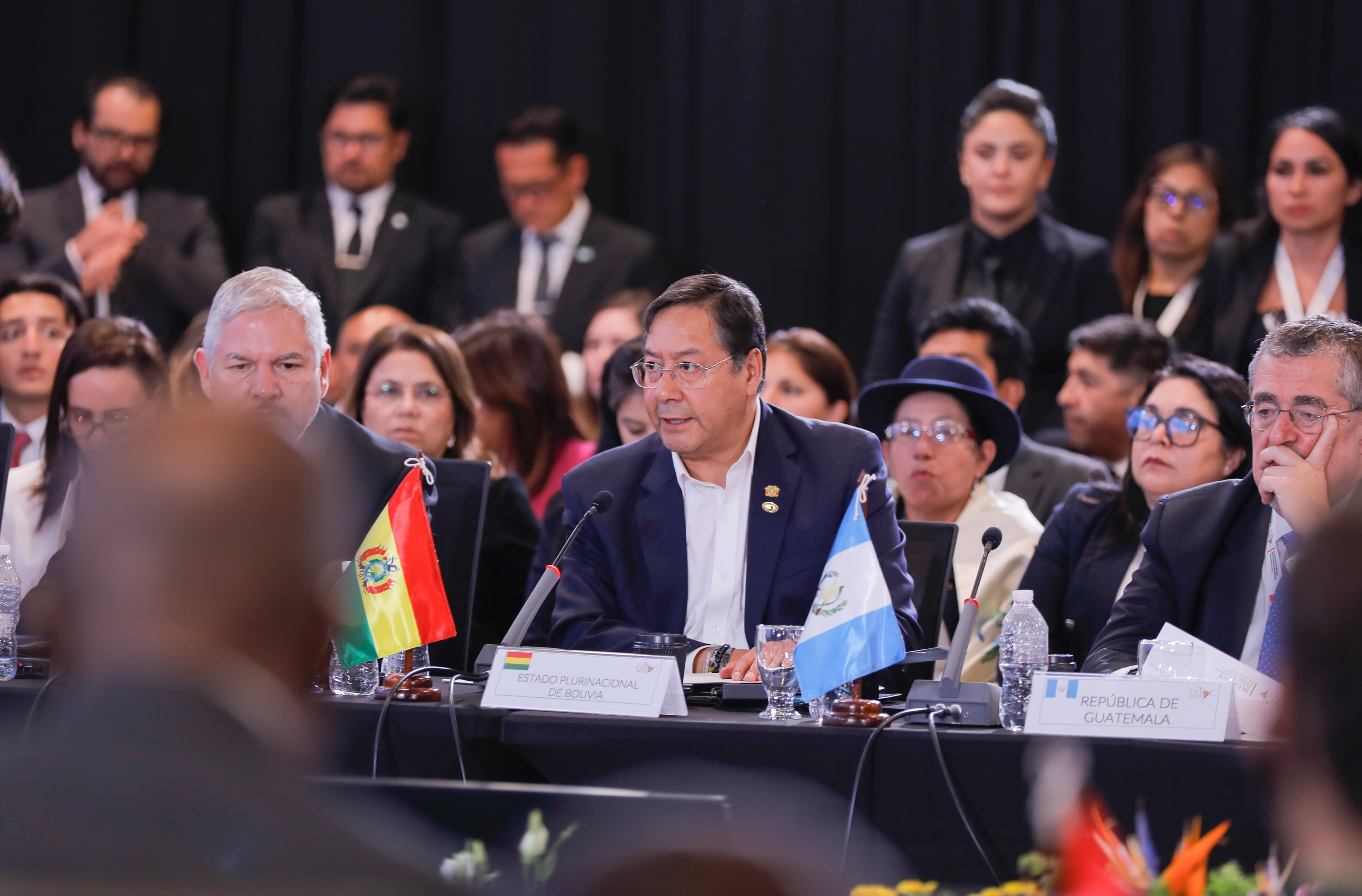 Arce denuncia en la Celac resurgimiento de estrategias desestabilizadoras que buscan debilitar a gobiernos electos