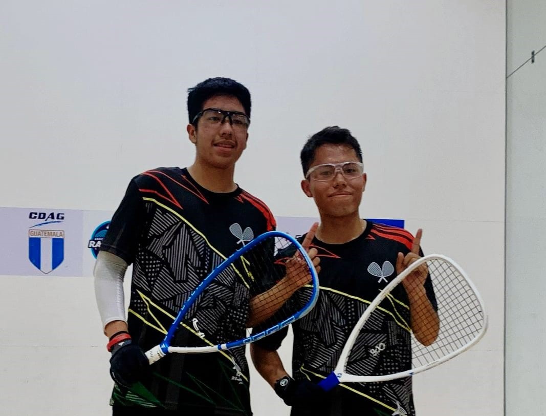 Santiago Borja y Einer Loza conquistan la segunda medalla de oro para Bolivia en el Panamericano de Ráquetbol 