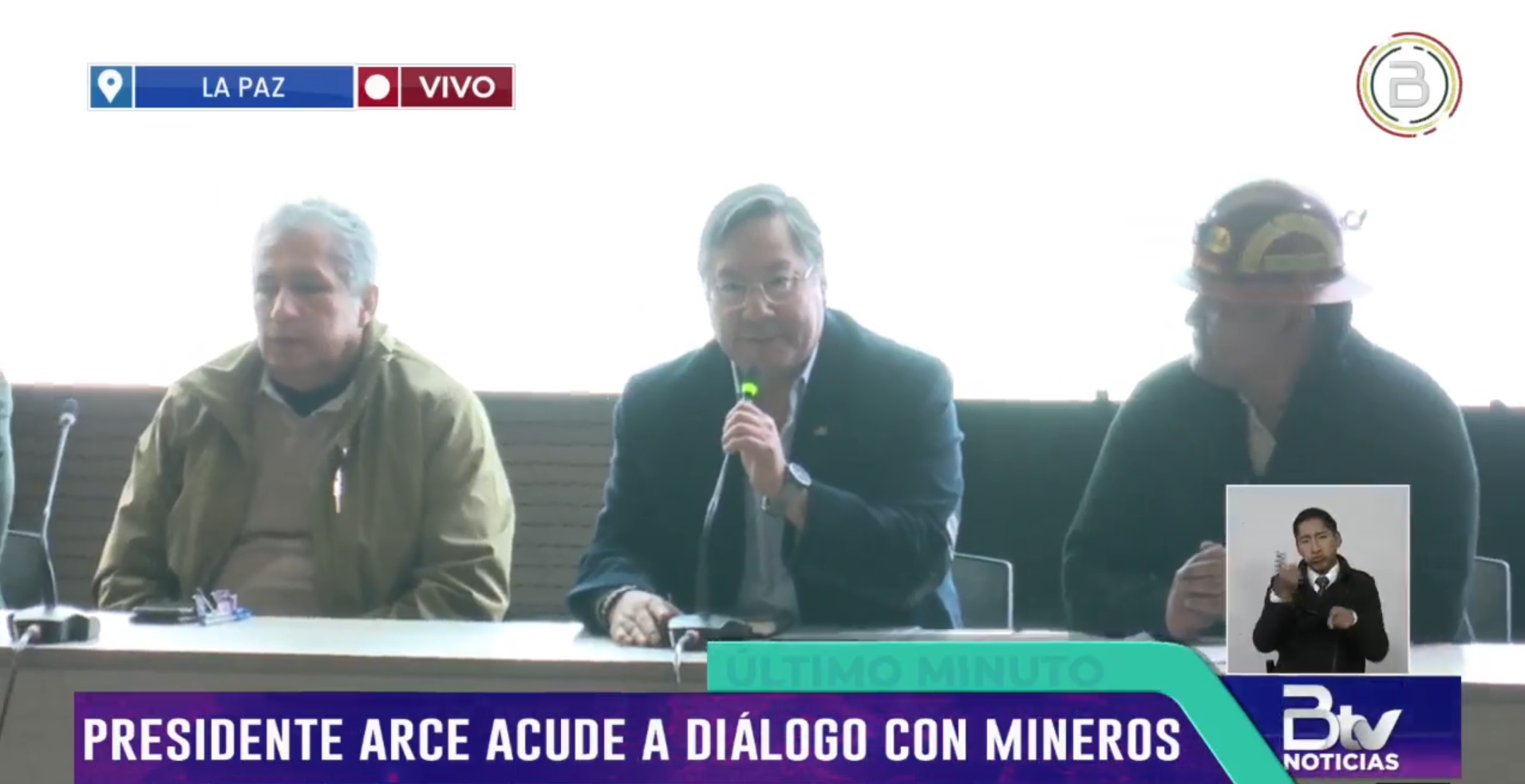 Arce preside diálogo con la dirigencia de Fencomin tras acuerdos en gran parte de las demandas del sector