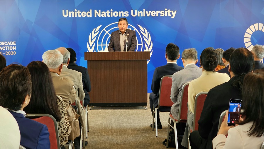 Choquehuanca en Japón: La universidad tiene que trabajar en la transición hacia un paradigma cosmo-biocéntrico