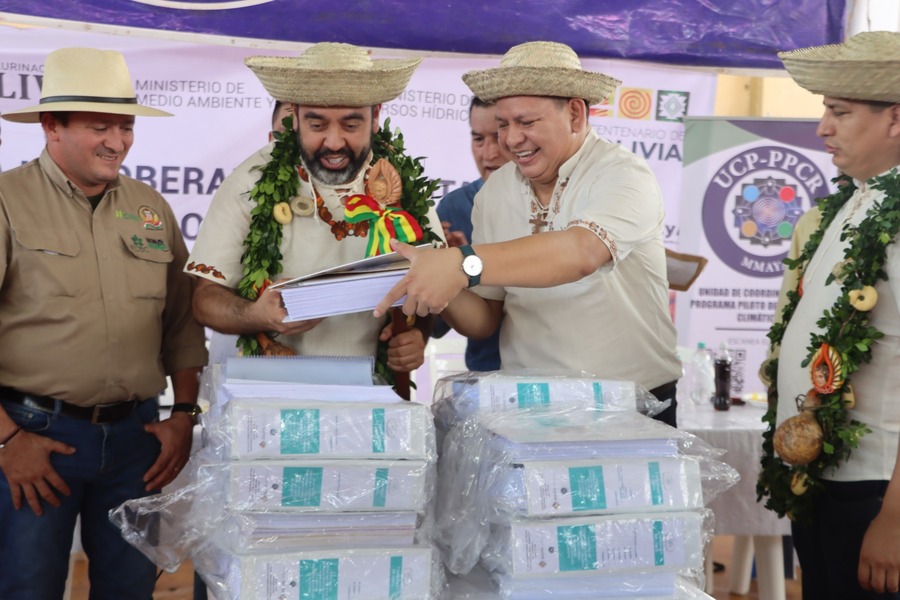 Entregan estudio de preinversión de la construcción de represa en San Miguel de Velasco