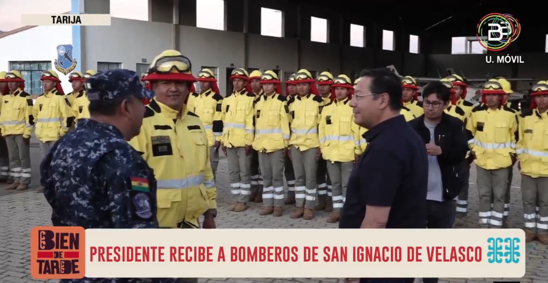 Más de 100 bomberos llegan a Tarija y se suman a la sofocación del incendio de magnitud en la serranía de Sama