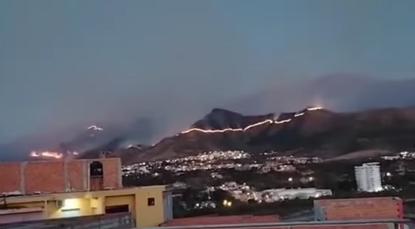 Confirman 2 heridos por incendio forestal en Tarija, responsable ya fue identificado 