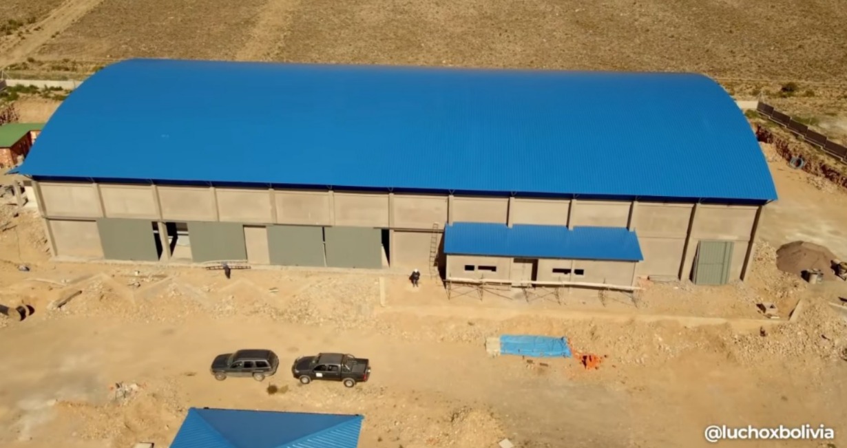 Construcción de la Procesadora de Ajo y Cebolla en El Puente supera el 73% de avance