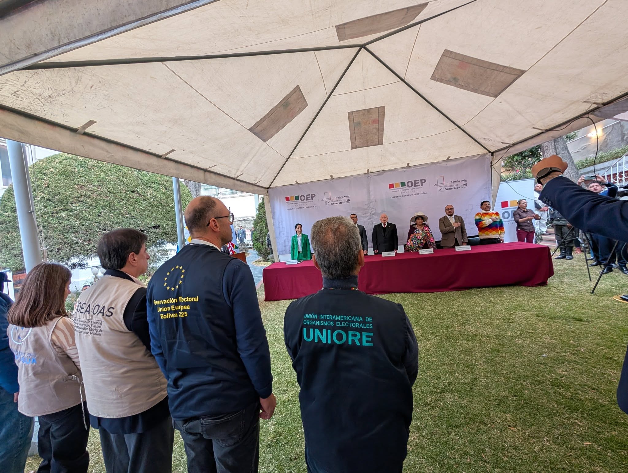 Uniore elogia las elecciones en Bolivia, las define como cristalinas, limpias y técnicamente perfectas