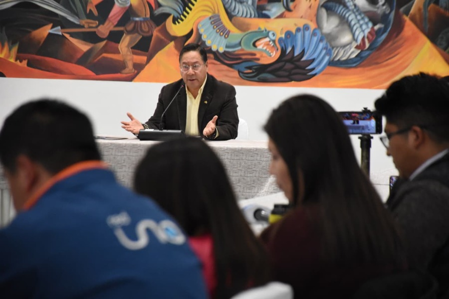 Arce asegura que no se irá del país a la conclusión de su mandato