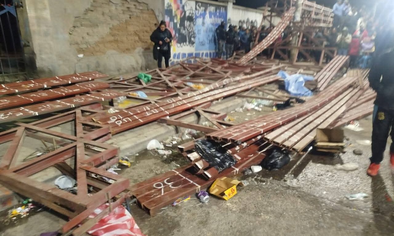 Colapso de graderías en el convite de Ch’utillos deja 15 heridos, Fiscalía investiga el hecho por lesiones culposas