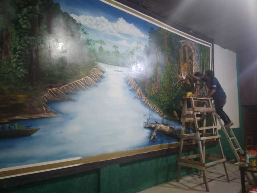 Mural “Biodiversidad de la Amazonia Pandina” se inaugura este miércoles y busca generar conciencia sobre su cuidado