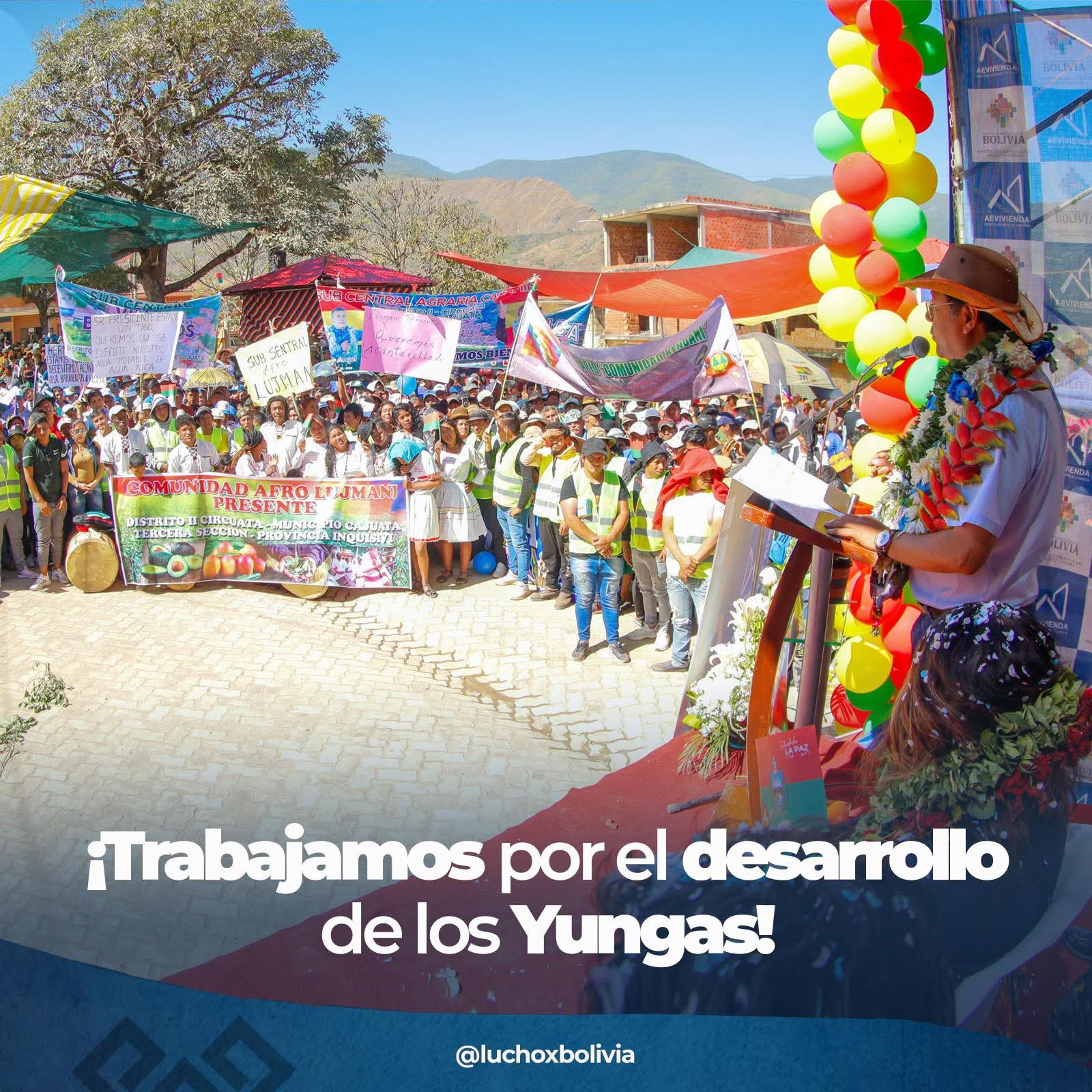 En los Yungas construirán 11 infraestructuras educativas y productivas con más de Bs 7,4 millones