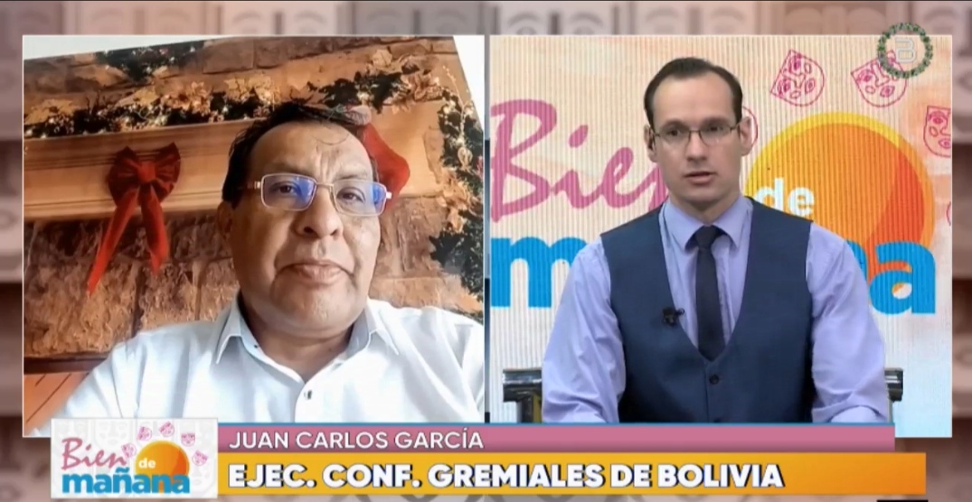 Confederación de Gremiales de Bolivia rechaza convocatoria a marcha y ve afanes políticos